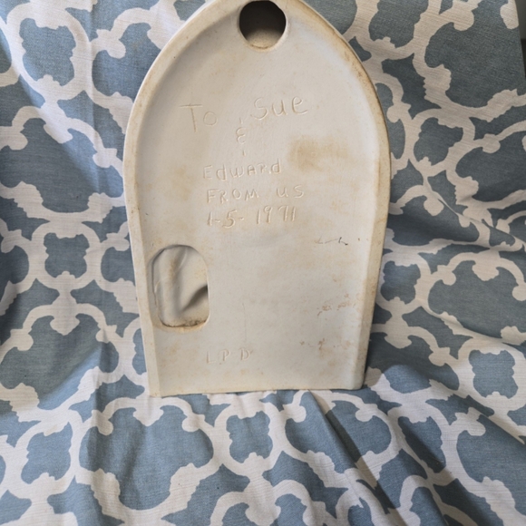 VINTAGE ceramic wall grotto Blessed Mother Madonna Virgin Mary Catholic icon - Picture 5 of 8